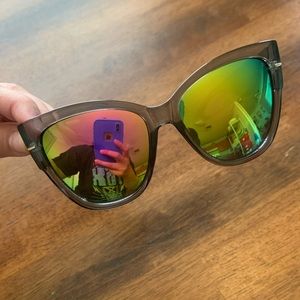 Charming Charlie Black w/ Reflective Sunglasses